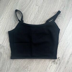 Babaton Black Bandage Crop Top Size Small